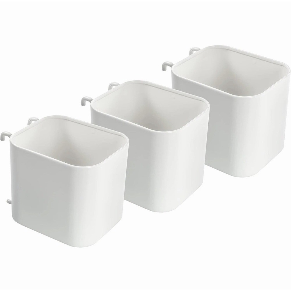 IKEA SKADIS Storage Containers White Pegboard Set of 3 New Sealed